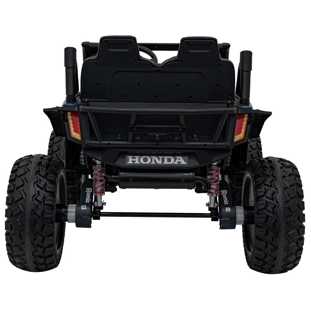 JOKO Elektrické Autíčko Buggy HONDA Off-Road 4x120W, penové kolesá, DVOJMIESTNE kožené sedadlo, nosnosť 60kg, modré