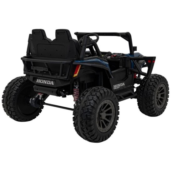 JOKO Elektrické Autíčko Buggy HONDA Off-Road 4x120W, penové kolesá, DVOJMIESTNE kožené sedadlo, nosnosť 60kg, modré