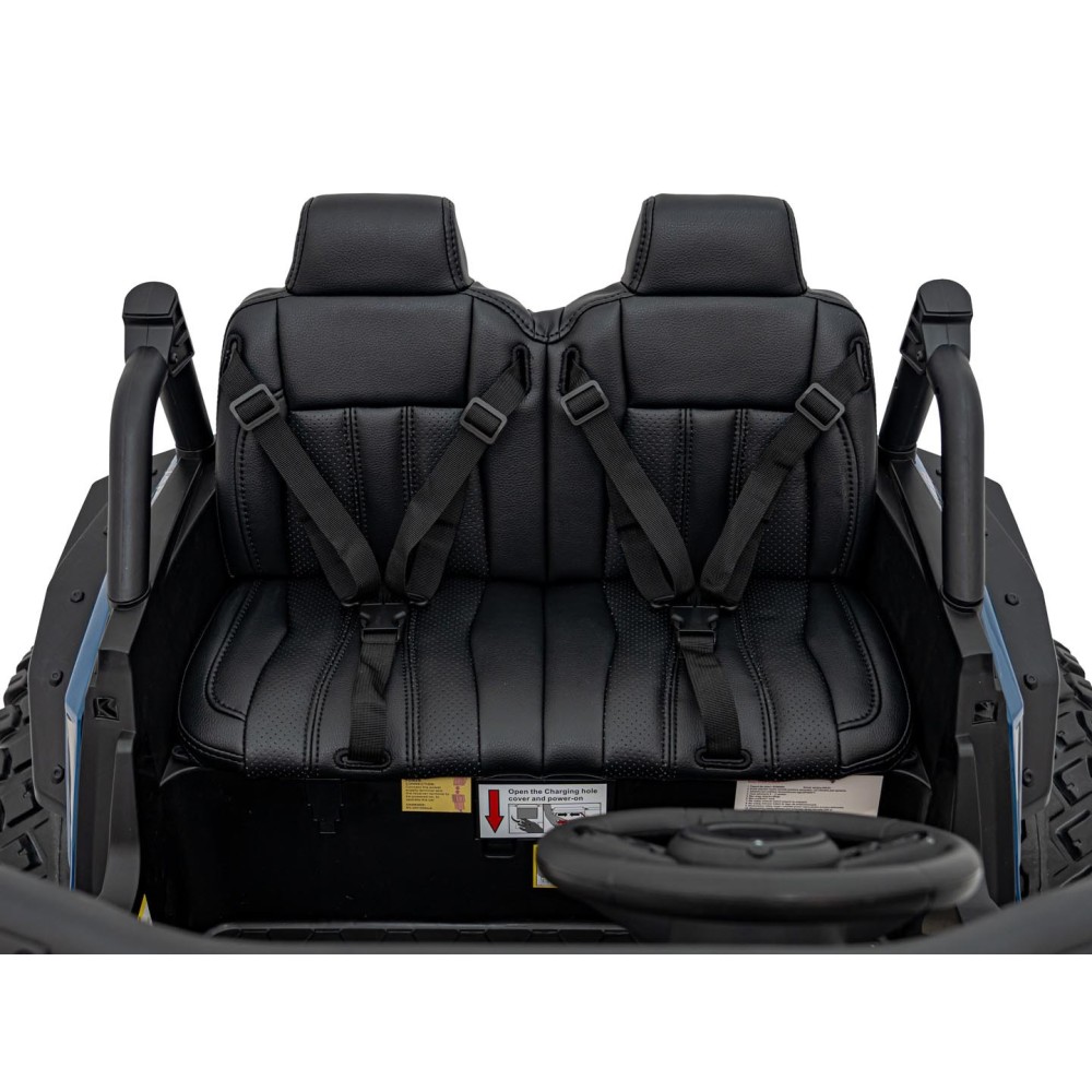 JOKO Elektrické Autíčko Buggy HONDA Off-Road 4x120W, penové kolesá, DVOJMIESTNE kožené sedadlo, nosnosť 60kg, modré