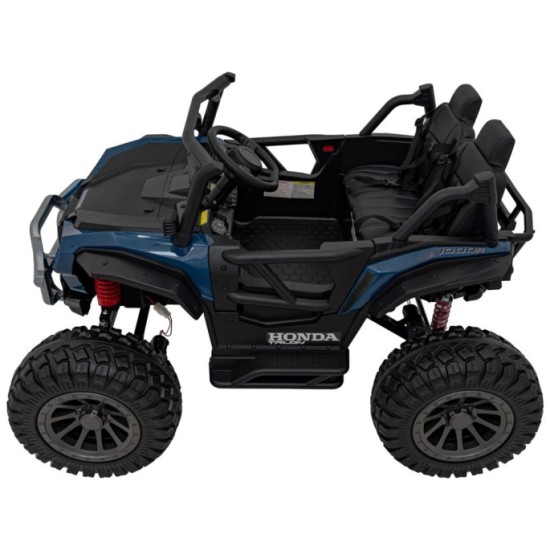 JOKO Elektrické Autíčko Buggy HONDA Off-Road 4x120W, penové kolesá, DVOJMIESTNE kožené sedadlo, nosnosť 60kg, modré