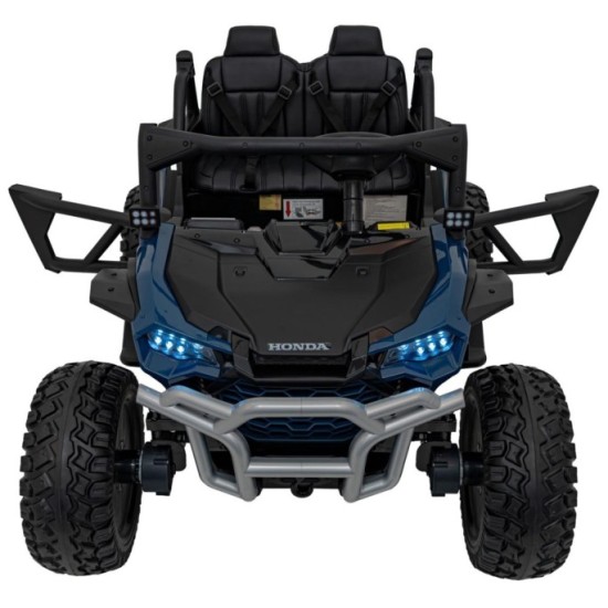 JOKO Elektrické Autíčko Buggy HONDA Off-Road 4x120W, penové kolesá, DVOJMIESTNE kožené sedadlo, nosnosť 60kg, modré