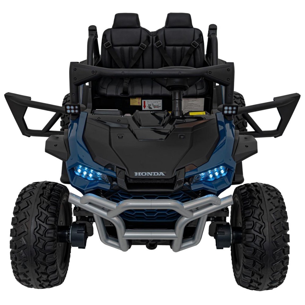 JOKO Elektrické Autíčko Buggy HONDA Off-Road 4x120W, penové kolesá, DVOJMIESTNE kožené sedadlo, nosnosť 60kg, modré