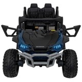 JOKO Elektrické Autíčko Buggy HONDA Off-Road 4x120W, penové kolesá, DVOJMIESTNE kožené sedadlo, nosnosť 60kg, modré