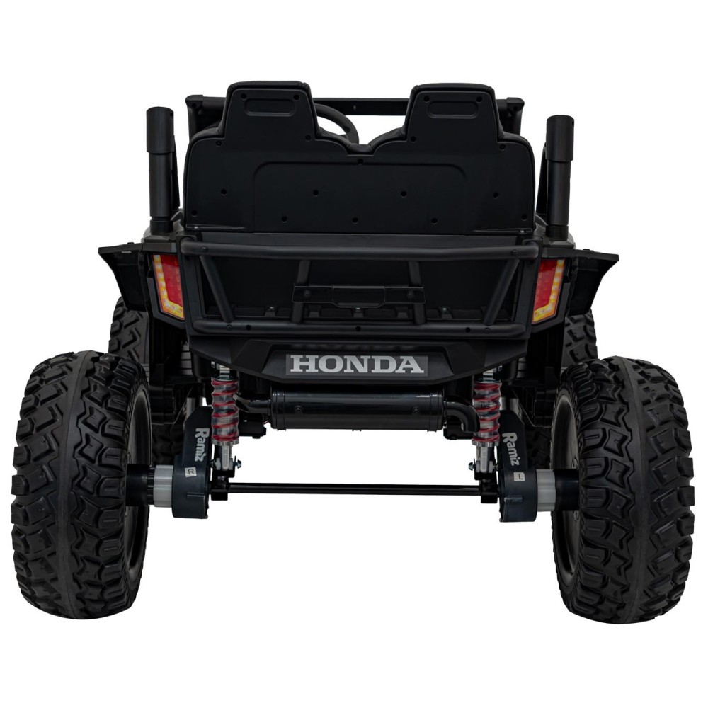 JOKO Elektrické Autíčko Buggy HONDA Off-Road 4x120W, penové kolesá, DVOJMIESTNE kožené sedadlo, nosnosť 60kg, čierna