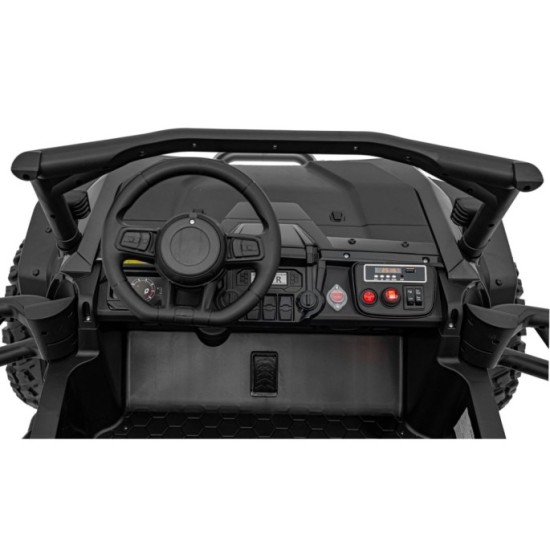 JOKO Elektrické Autíčko Buggy HONDA Off-Road 4x120W, penové kolesá, DVOJMIESTNE kožené sedadlo, nosnosť 60kg, čierna