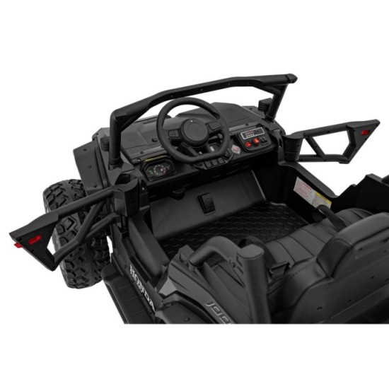 JOKO Elektrické Autíčko Buggy HONDA Off-Road 4x120W, penové kolesá, DVOJMIESTNE kožené sedadlo, nosnosť 60kg, čierna