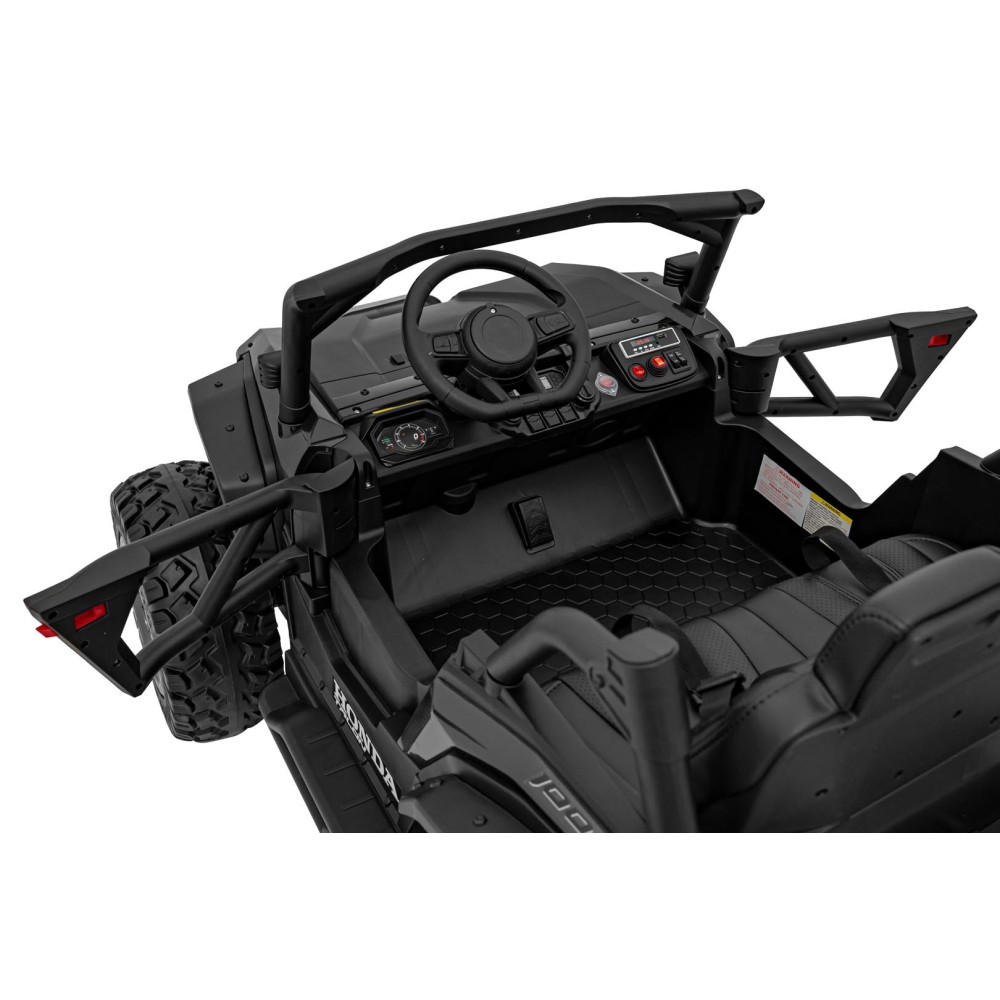 JOKO Elektrické Autíčko Buggy HONDA Off-Road 4x120W, penové kolesá, DVOJMIESTNE kožené sedadlo, nosnosť 60kg, čierna