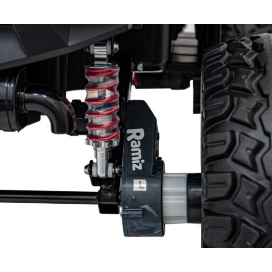 JOKO Elektrické Autíčko Buggy HONDA Off-Road 4x120W, penové kolesá, DVOJMIESTNE kožené sedadlo, nosnosť 60kg, čierna