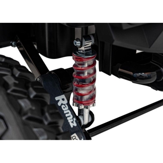 JOKO Elektrické Autíčko Buggy HONDA Off-Road 4x120W, penové kolesá, DVOJMIESTNE kožené sedadlo, nosnosť 60kg, čierna
