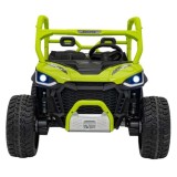 JOKO Elektrické Autíčko Farmer Truck UTV Racing 4x4 24V, Elektrická Vyklápacia Vlečka, Dvojmiestne Kožené sedadlo, Penové kolesá