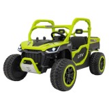 JOKO Elektrické Autíčko Farmer Truck UTV Racing 4x4 24V, Elektrická Vyklápacia Vlečka, Dvojmiestne Kožené sedadlo, Penové kolesá