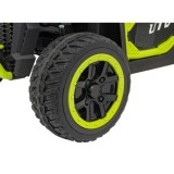 JOKO Elektrické Autíčko Farmer Truck UTV Racing 4x4 24V, Elektrická Vyklápacia Vlečka, Dvojmiestne Kožené sedadlo, Penové kolesá
