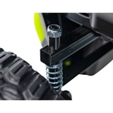 JOKO Elektrické Autíčko Farmer Truck UTV Racing 4x4 24V, Elektrická Vyklápacia Vlečka, Dvojmiestne Kožené sedadlo, Penové kolesá