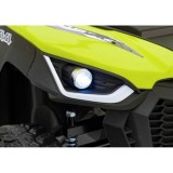 JOKO Elektrické Autíčko Farmer Truck UTV Racing 4x4 24V, Elektrická Vyklápacia Vlečka, Dvojmiestne Kožené sedadlo, Penové kolesá