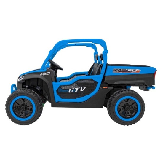 JOKO Elektrické Autíčko Farmer Truck UTV Racing 4x4 24V, Elektrická Vyklápacia Vlečka, Dvojmiestne Kožené sedadlo, Penové kolesá