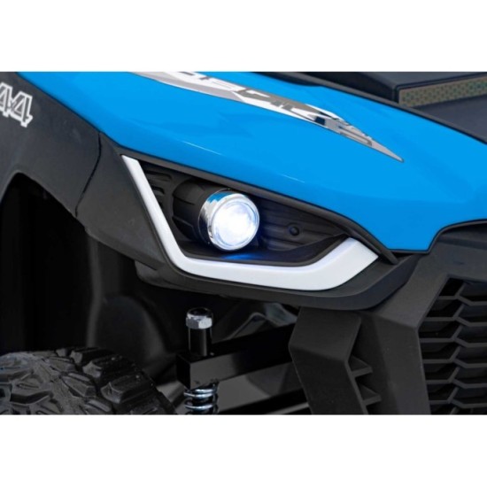 JOKO Elektrické Autíčko Farmer Truck UTV Racing 4x4 24V, Elektrická Vyklápacia Vlečka, Dvojmiestne Kožené sedadlo, Penové kolesá