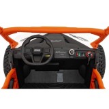 JOKO Elektrické Autíčko Farmer Truck UTV Racing 4x4 24V, Elektrická Vyklápacia Vlečka, Dvojmiestne Kožené sedadlo, Penové kolesá