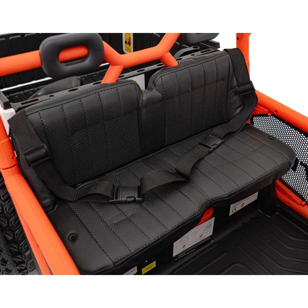JOKO Elektrické Autíčko Farmer Truck UTV Racing 4x4 24V, Elektrická Vyklápacia Vlečka, Dvojmiestne Kožené sedadlo, Penové kolesá