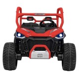 JOKO Elektrické Autíčko Farmer Truck UTV Racing 4x4 24V, Elektrická Vyklápacia Vlečka, Dvojmiestne Kožené sedadlo, Penové kolesá