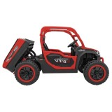 JOKO Elektrické Autíčko Farmer Truck UTV Racing 4x4 24V, Elektrická Vyklápacia Vlečka, Dvojmiestne Kožené sedadlo, Penové kolesá