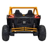JOKO Elektrické autíčko Buggy SR Super 66 4x4 24V, Dvojmiestne Kožené sedadlo, Penové kolesá, FM rádio, Funkcia Hojdania, žlté