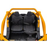 JOKO Elektrické autíčko Buggy SR Super 66 4x4 24V, Dvojmiestne Kožené sedadlo, Penové kolesá, FM rádio, Funkcia Hojdania, žlté
