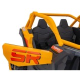 JOKO Elektrické autíčko Buggy SR Super 66 4x4 24V, Dvojmiestne Kožené sedadlo, Penové kolesá, FM rádio, Funkcia Hojdania, žlté