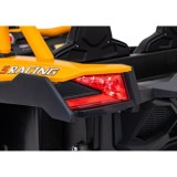 JOKO Elektrické autíčko Buggy SR Super 66 4x4 24V, Dvojmiestne Kožené sedadlo, Penové kolesá, FM rádio, Funkcia Hojdania, žlté