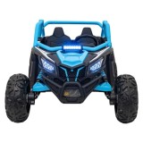 JOKO Elektrické autíčko Buggy SR Super 66 4x4 24V, Dvojmiestne Kožené sedadlo, Penové kolesá, FM rádio, Funkcia Hojdania, modré