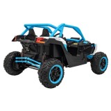 JOKO Elektrické autíčko Buggy SR Super 66 4x4 24V, Dvojmiestne Kožené sedadlo, Penové kolesá, FM rádio, Funkcia Hojdania, modré