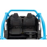 JOKO Elektrické autíčko Buggy SR Super 66 4x4 24V, Dvojmiestne Kožené sedadlo, Penové kolesá, FM rádio, Funkcia Hojdania, modré