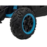 JOKO Elektrické autíčko Buggy SR Super 66 4x4 24V, Dvojmiestne Kožené sedadlo, Penové kolesá, FM rádio, Funkcia Hojdania, modré