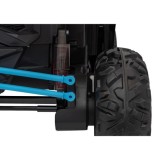 JOKO Elektrické autíčko Buggy SR Super 66 4x4 24V, Dvojmiestne Kožené sedadlo, Penové kolesá, FM rádio, Funkcia Hojdania, modré