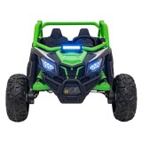 JOKO Elektrické autíčko Buggy SR Super 66 4x4 24V, Dvojmiestne Kožené sedadlo, Penové kolesá, FM rádio, Funkcia Hojdania, zelené