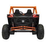 JOKO Elektrické autíčko Buggy SR Super 66 4x4 24V, Dvojmiestne Kožené sedadlo, Penové kolesá, FM rádio, Funkcia Hojdania, oranžo