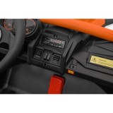 JOKO Elektrické autíčko Buggy SR Super 66 4x4 24V, Dvojmiestne Kožené sedadlo, Penové kolesá, FM rádio, Funkcia Hojdania, oranžo