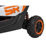 JOKO Elektrické autíčko Buggy SR Super 66 4x4 24V, Dvojmiestne Kožené sedadlo, Penové kolesá, FM rádio, Funkcia Hojdania, oranžo