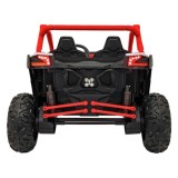 JOKO Elektrické autíčko Buggy SR Super 66 4x4 24V, Dvojmiestne Kožené sedadlo, Penové kolesá, FM rádio, Funkcia Hojdania, červen