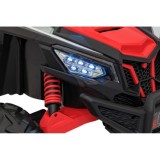 JOKO Elektrické autíčko Buggy SR Super 66 4x4 24V, Dvojmiestne Kožené sedadlo, Penové kolesá, FM rádio, Funkcia Hojdania, červen