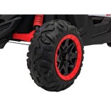 JOKO Elektrické autíčko Buggy SR Super 66 4x4 24V, Dvojmiestne Kožené sedadlo, Penové kolesá, FM rádio, Funkcia Hojdania, červen