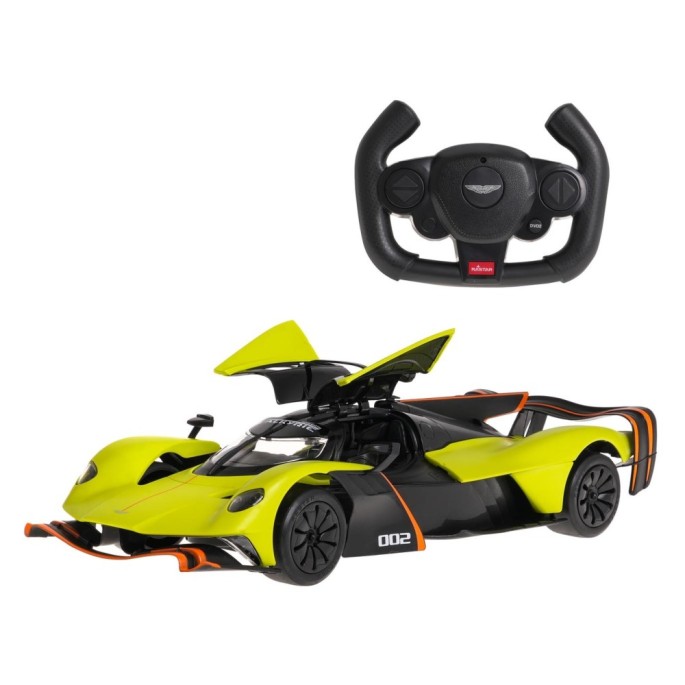 Rastar RC Auto Aston Martin Valkyrie AMR Pro na diaľkové ovládanie + LED svetlá, zelené