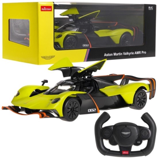 Rastar RC Auto Aston Martin Valkyrie AMR Pro na diaľkové ovládanie + LED svetlá, zelené