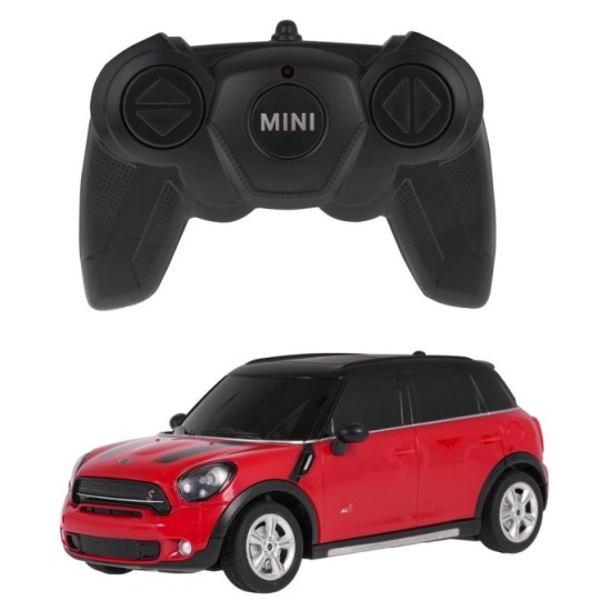 Rastar RC Auto Mini Cooper Countryman na diaľkové ovládanie 1:24, červené