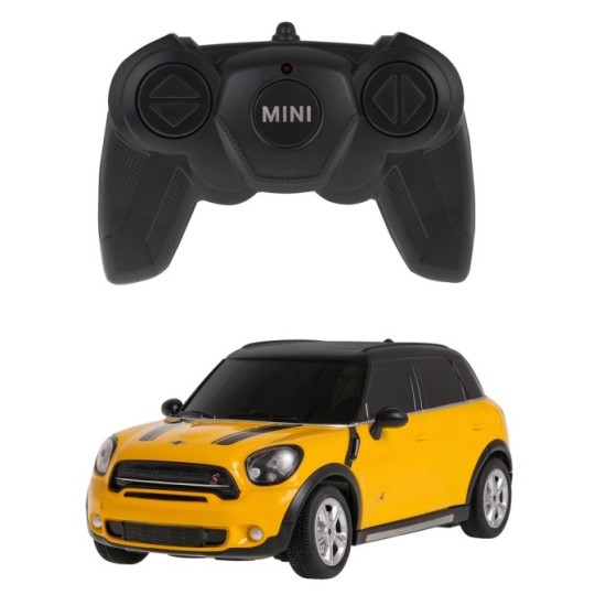 Rastar RC Auto Mini Cooper Countryman na diaľkové ovládanie 1:24, žlté