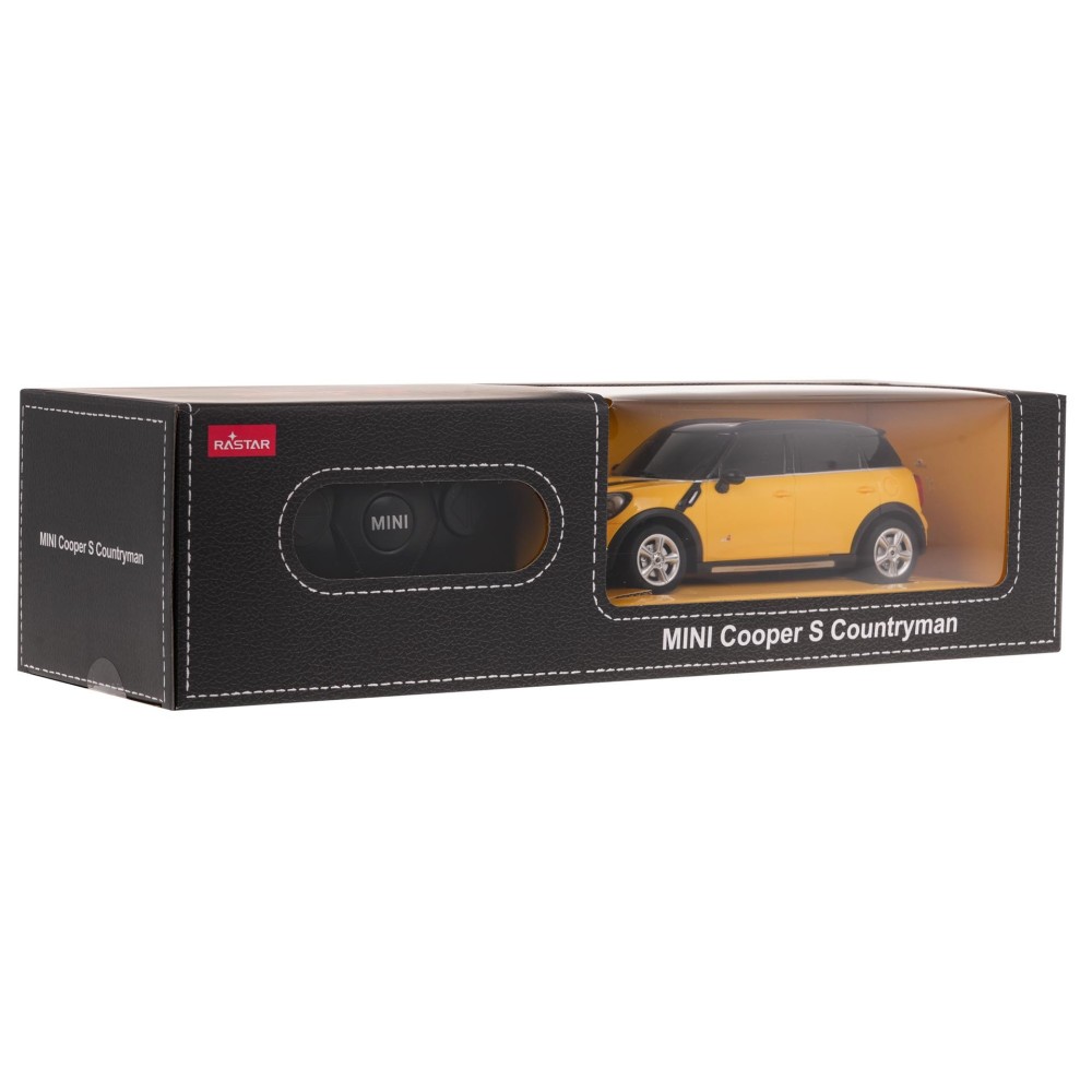Rastar RC Auto Mini Cooper Countryman na diaľkové ovládanie 1:24, žlté