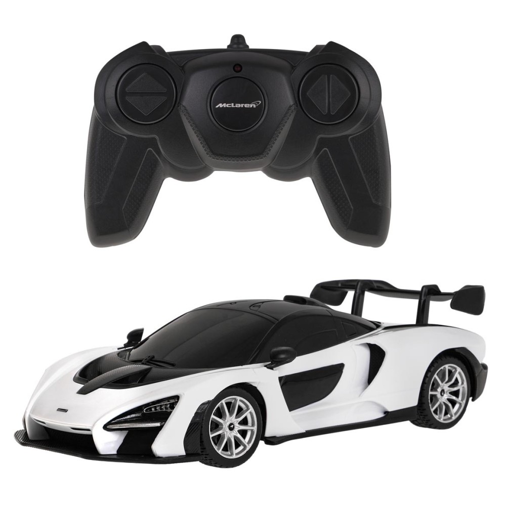 RASTAR RC Auto McLaren Senna 1:24 na diaľkové ovládanie, biele