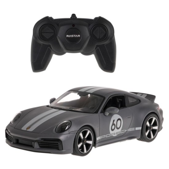 Rastar RC Auto Porsche 911 Sport Classic na diaľkové ovládanie 1:16, sivé