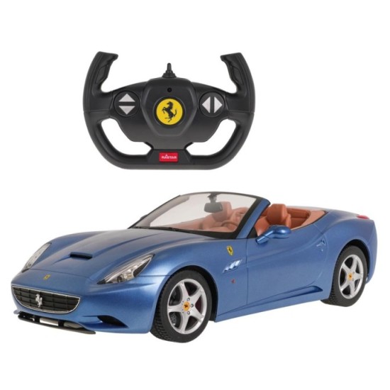 Rastar RC Auto Ferrari California na diaľkové ovládanie 1:12 + LED svetlá, modré