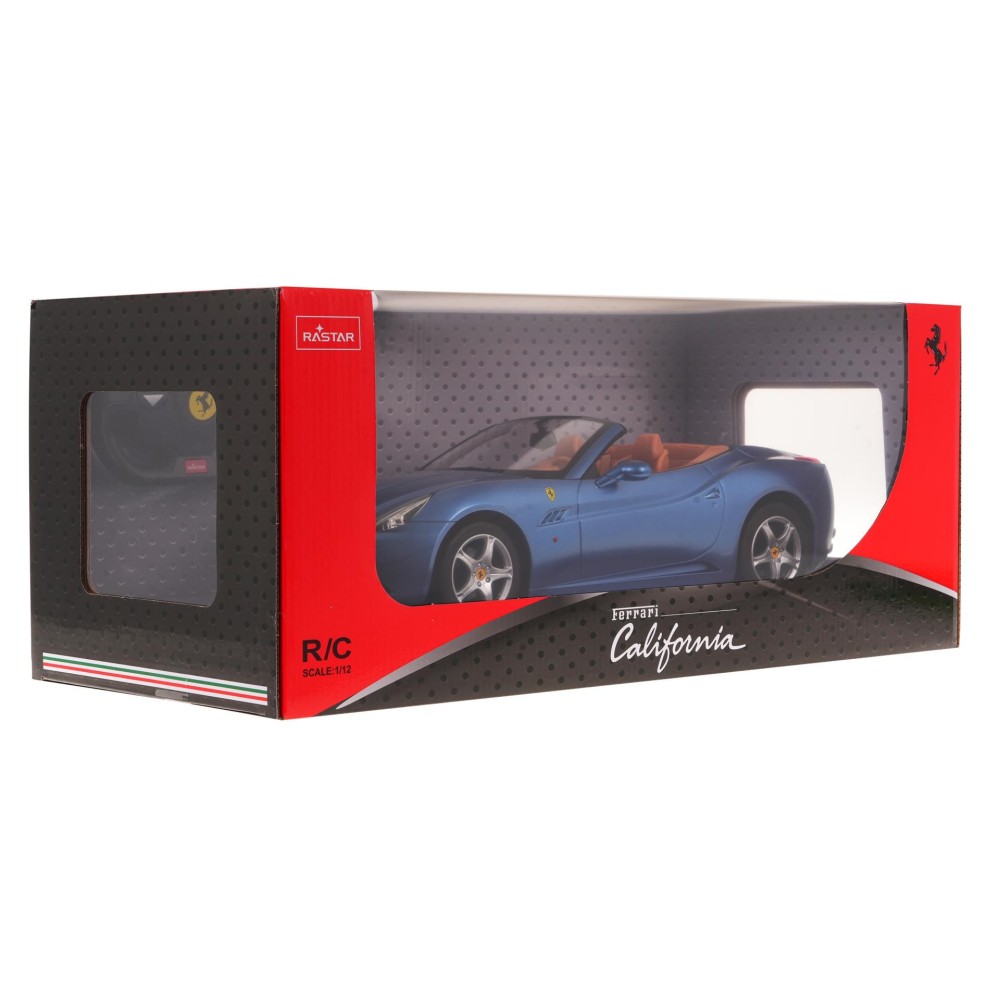 Rastar RC Auto Ferrari California na diaľkové ovládanie 1:12 + LED svetlá, modré