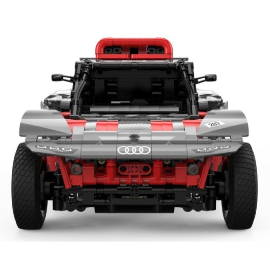 Rastar RC Stavebnica Auto Audi RS Q E-Tron 1:14 na diaľkové ovládanie 1046ks, sivé